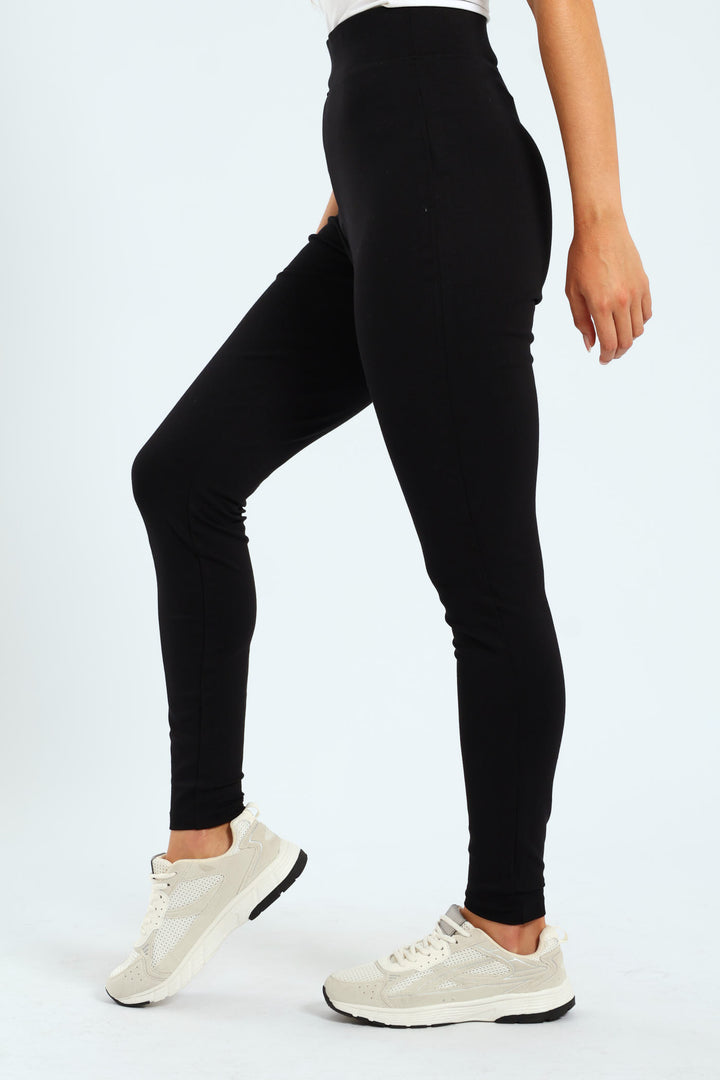 Ponte Legging - Black