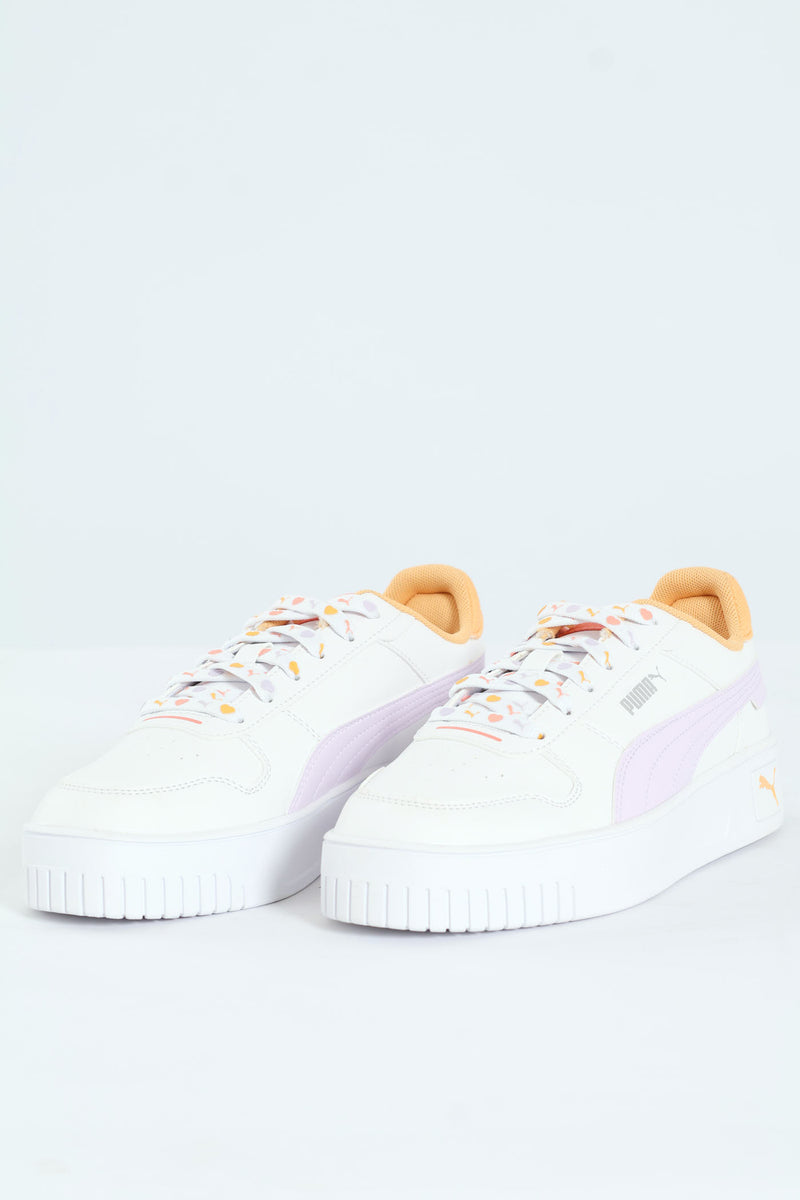Girls Carina Street Lacey Sneaker - Lilac