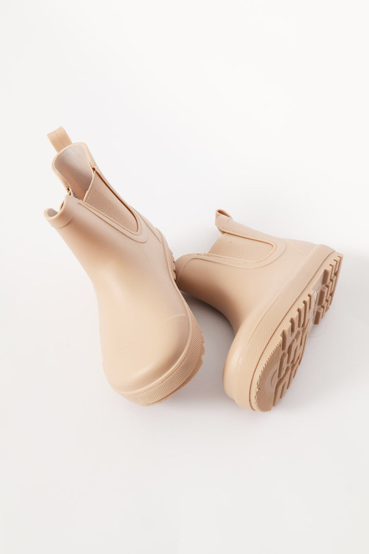 Girls Wellington Boot - Mocha