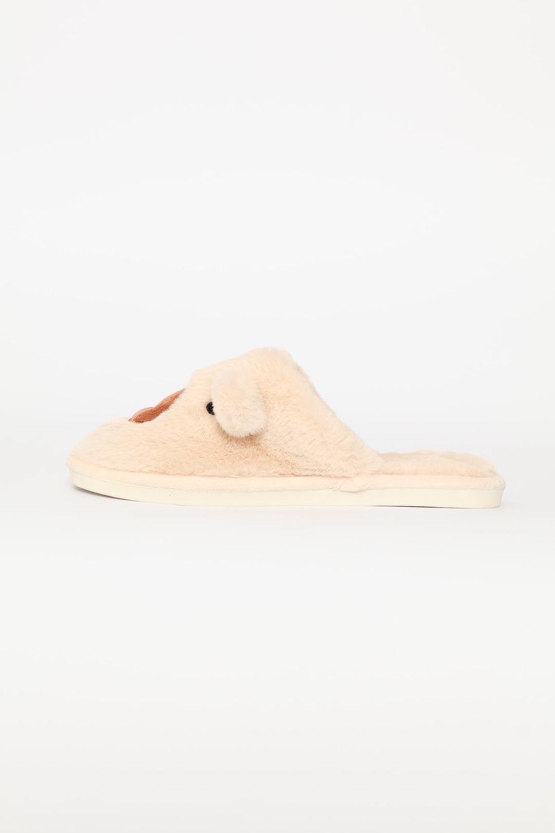 Bear Novelty Slipper - Natural