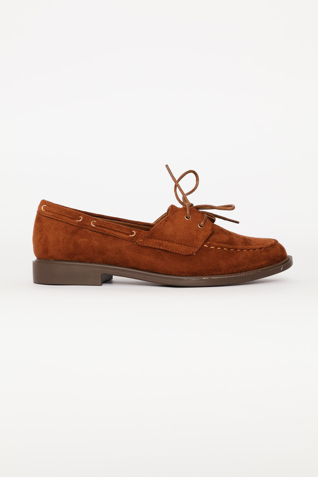 Lace Up Boat Shoe - Chocolate