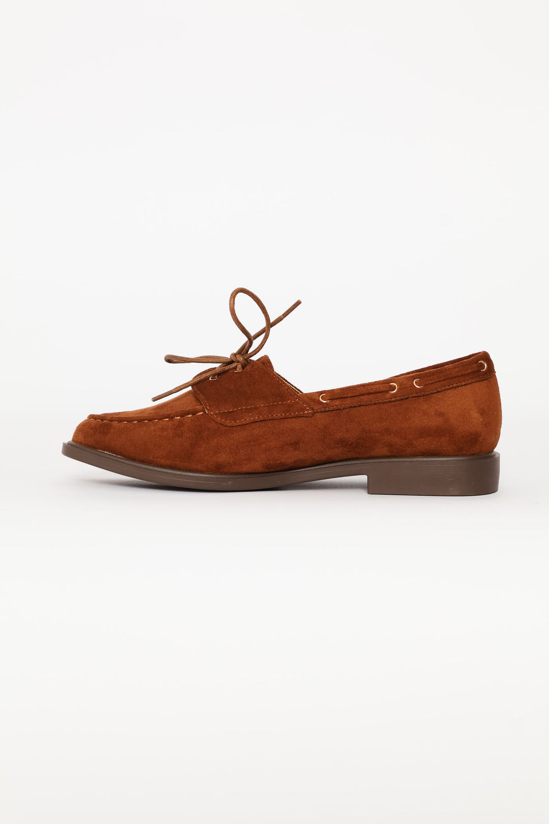 Lace Up Boat Shoe - Chocolate