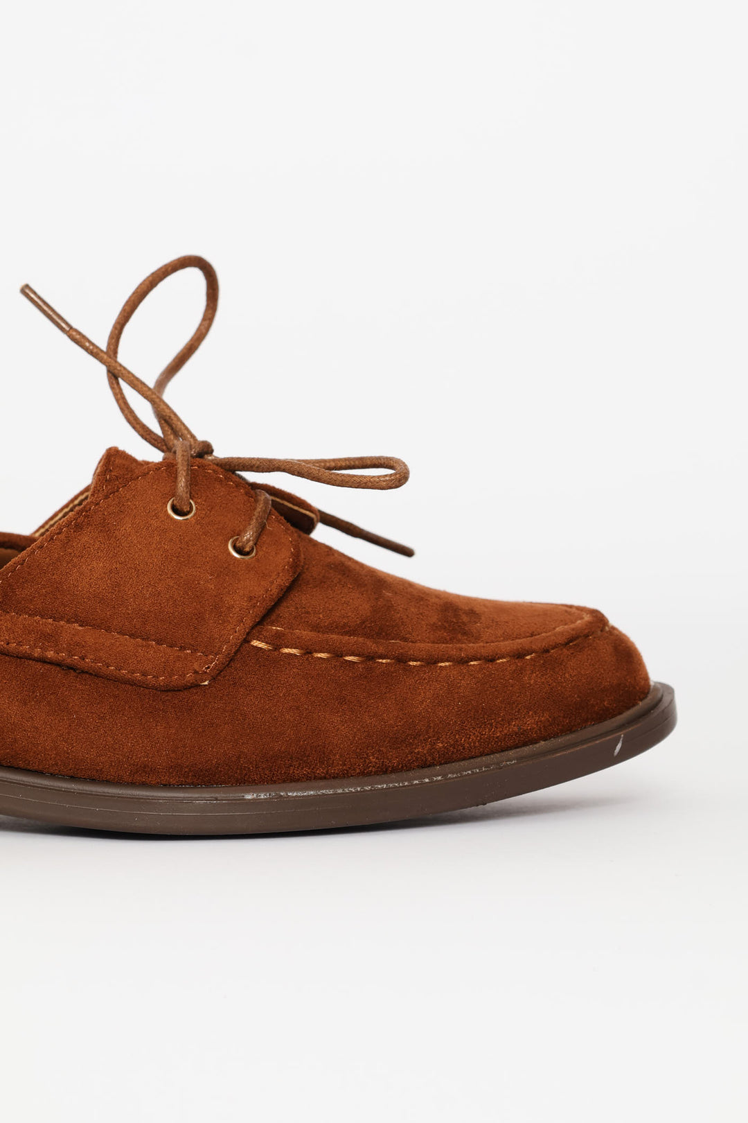 Lace Up Boat Shoe - Chocolate