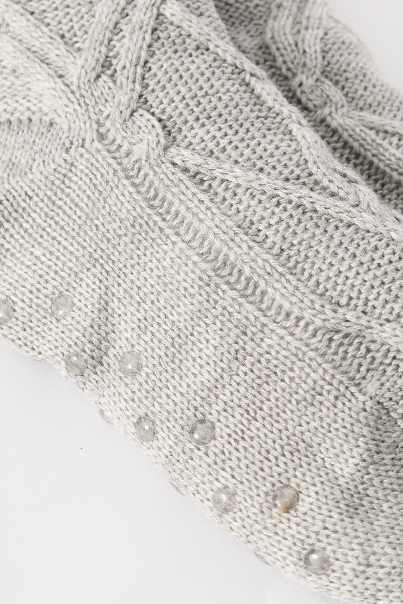 Winter Bed Socks - Grey