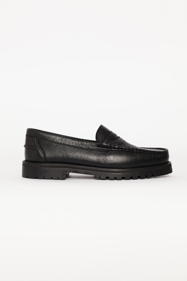 Penny Moccasin Loafer - Black