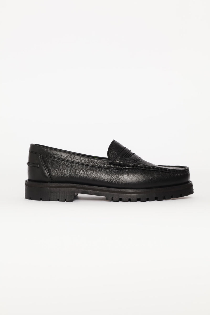 Penny Moccasin Loafer - Black
