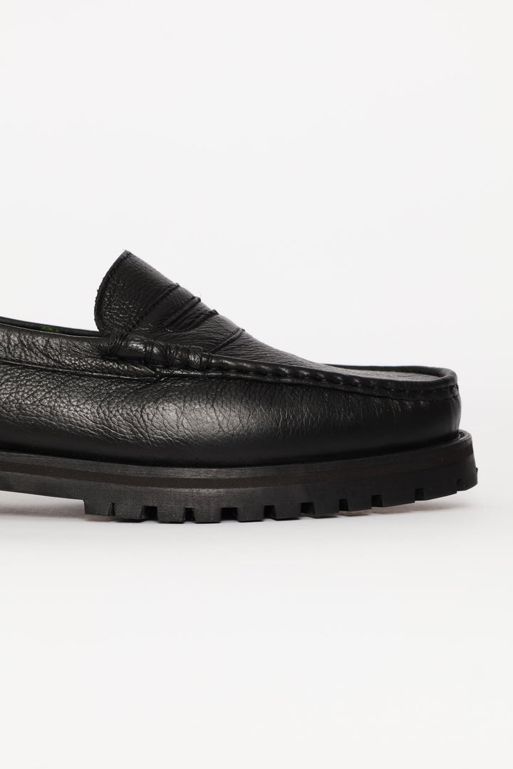 Penny Moccasin Loafer - Black
