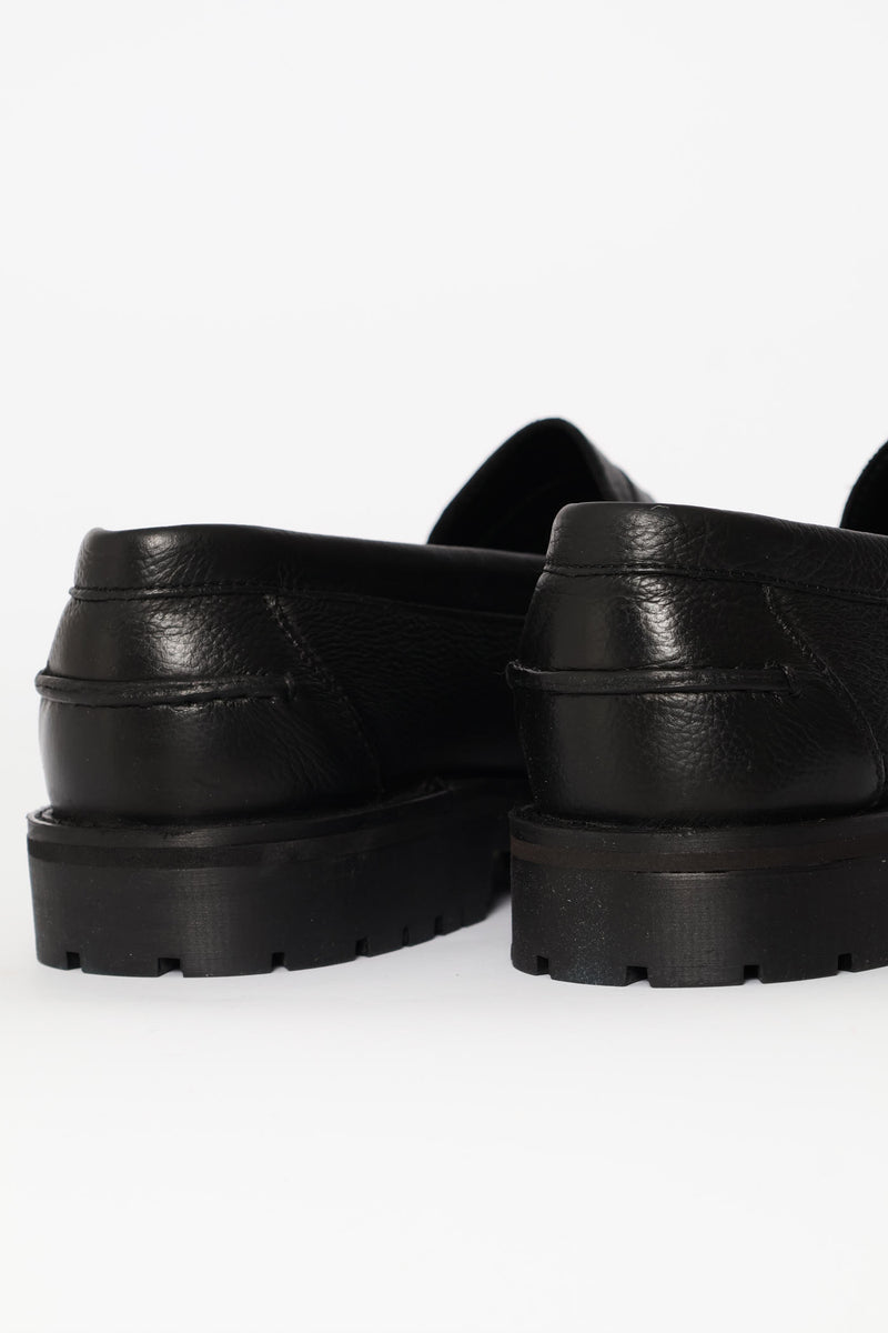 Penny Moccasin Loafer - Black