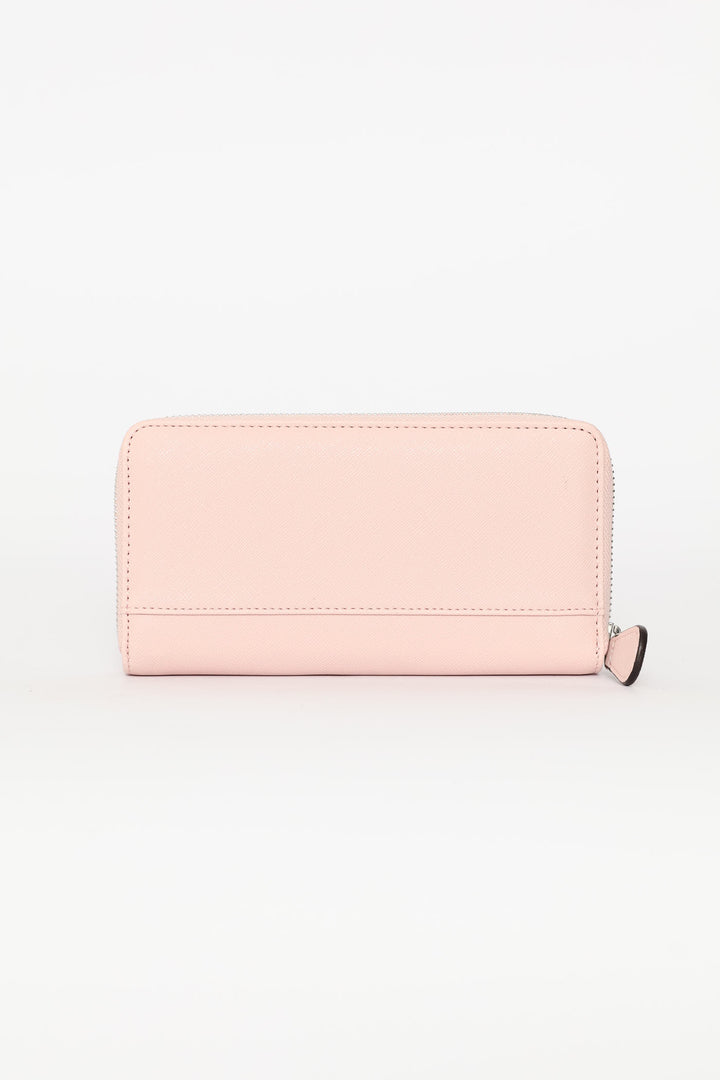 Vivette Medium Zip Around Purse - Rose