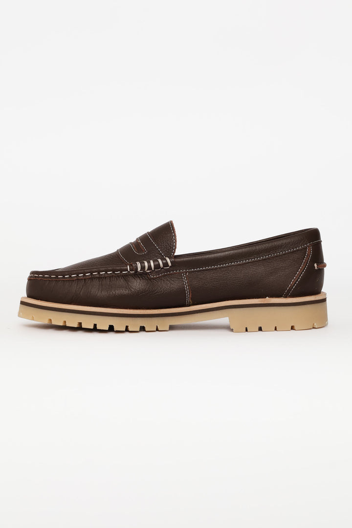 Penny Moccasin Loafer - Chocolate