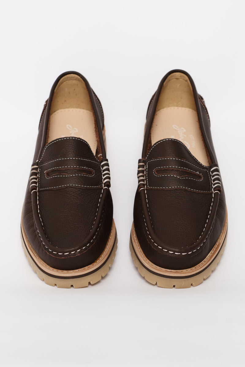 Penny Moccasin Loafer - Chocolate