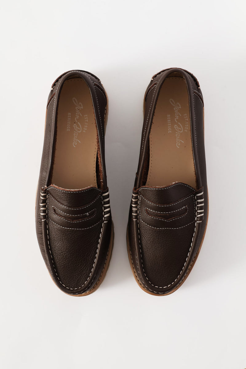 Penny Moccasin Loafer - Chocolate