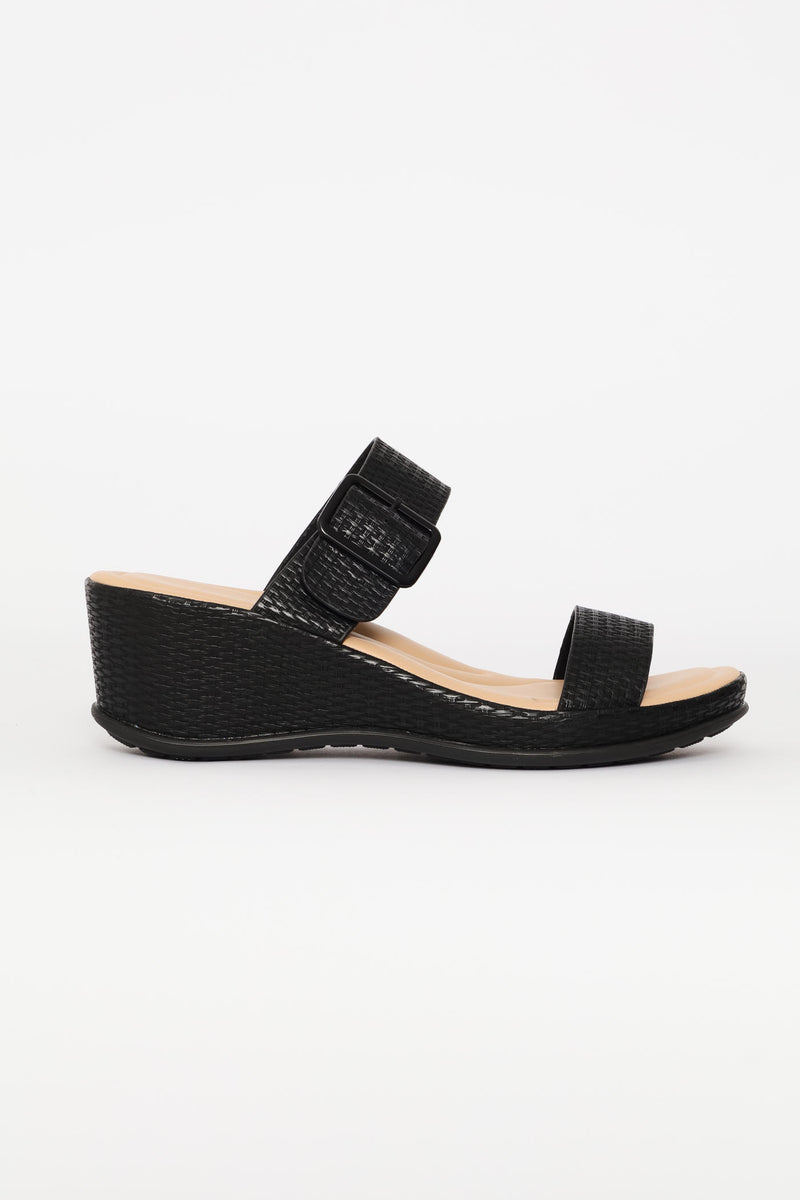 Weave Sandal - Black