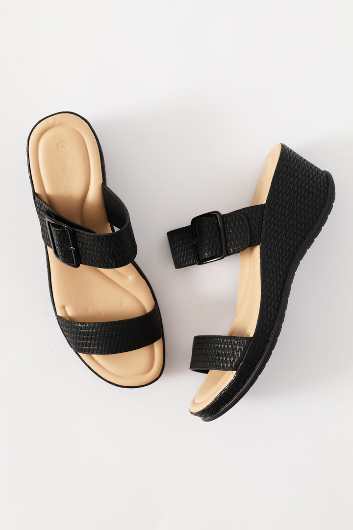Weave Sandal - Black