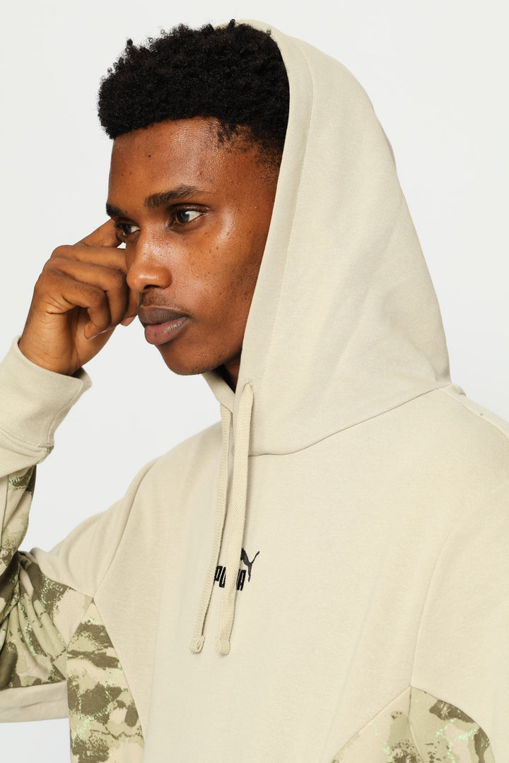 Camo Fleece Tracktop - Grey