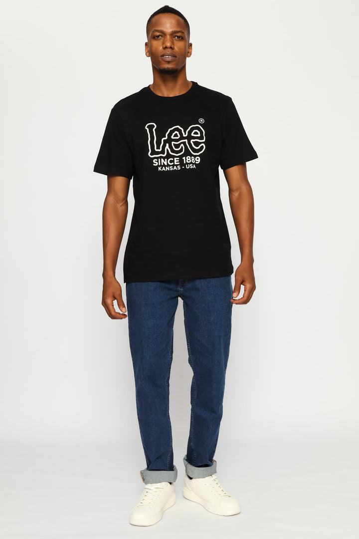 Outline Logo Tee - Black