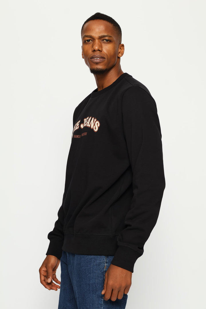 Kansas Crew Top - Black