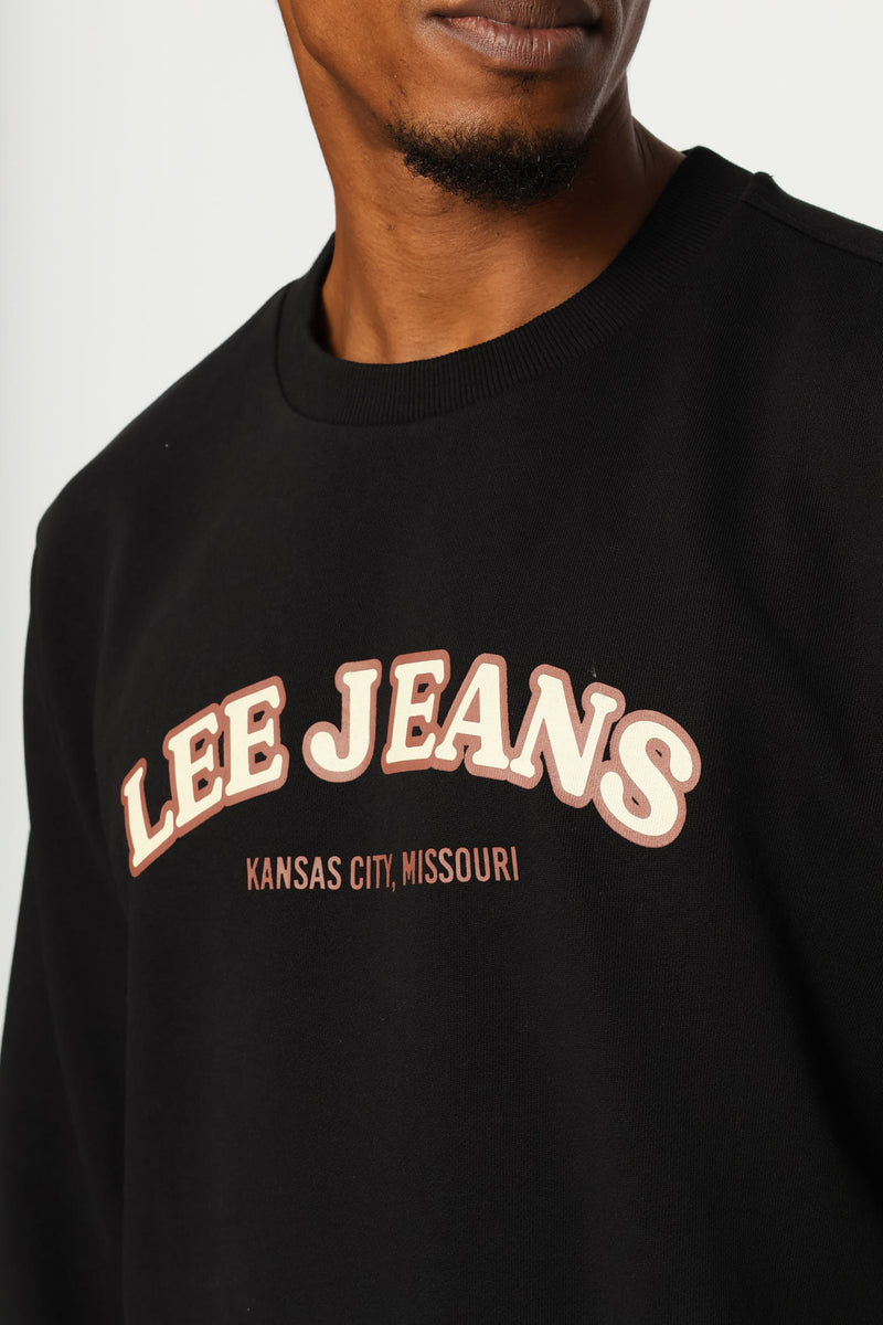 Kansas Crew Top - Black