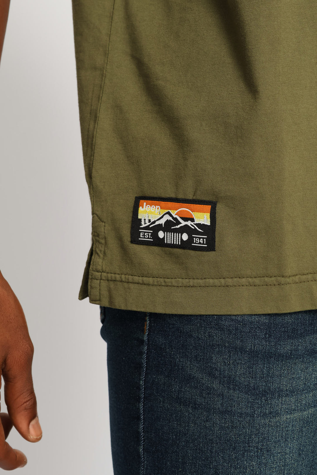 Pigment Wash Basic Polo Golfer - Olive