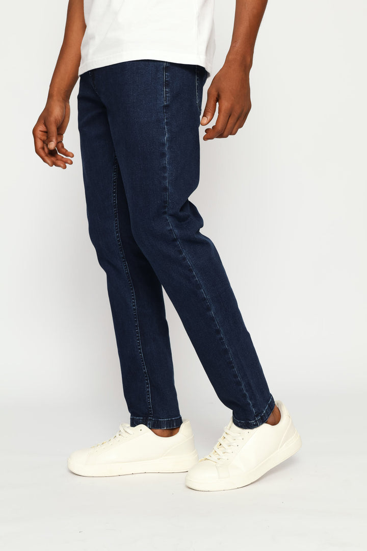 Peter Slim Leg Denim - Blue/Black