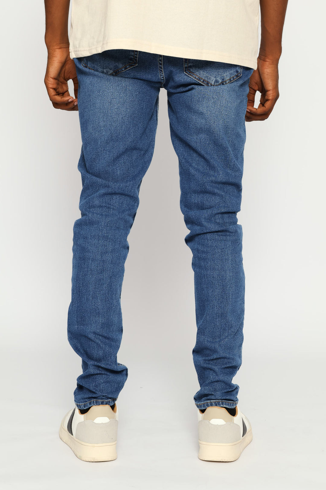 Mid Wash Super Skinny Basic Denim - Mid Wash