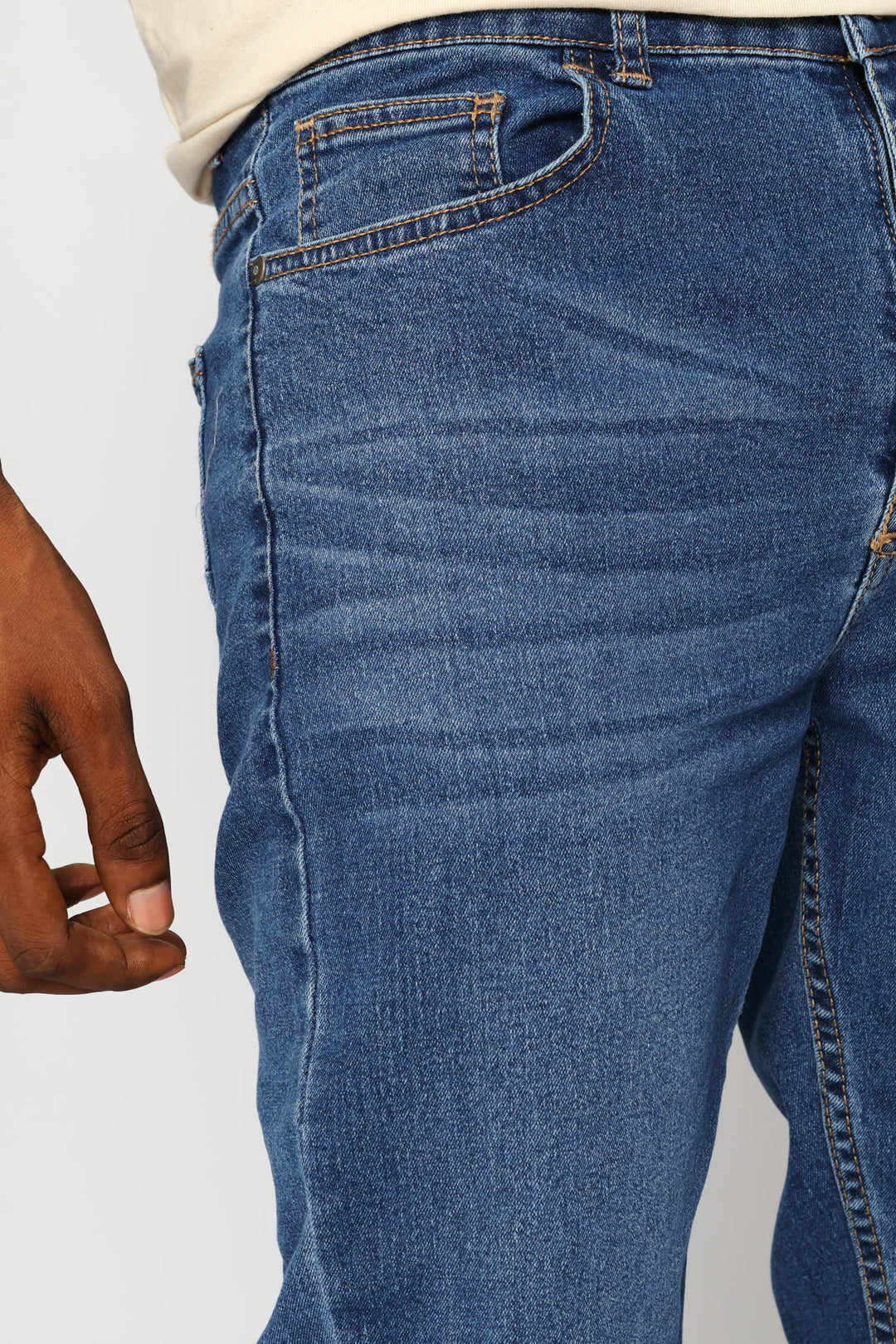 Mid Wash Super Skinny Basic Denim - Mid Wash