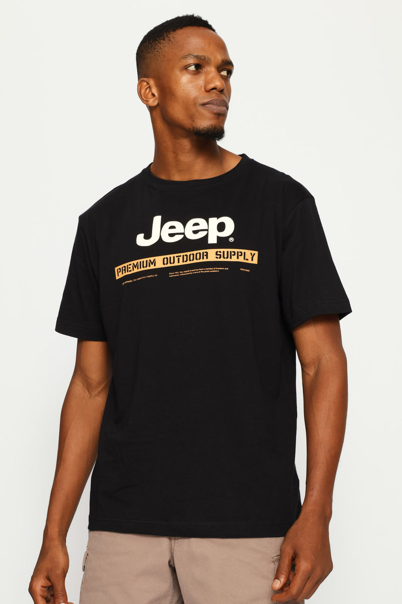 Fashion Graphic Supply Tee - Black