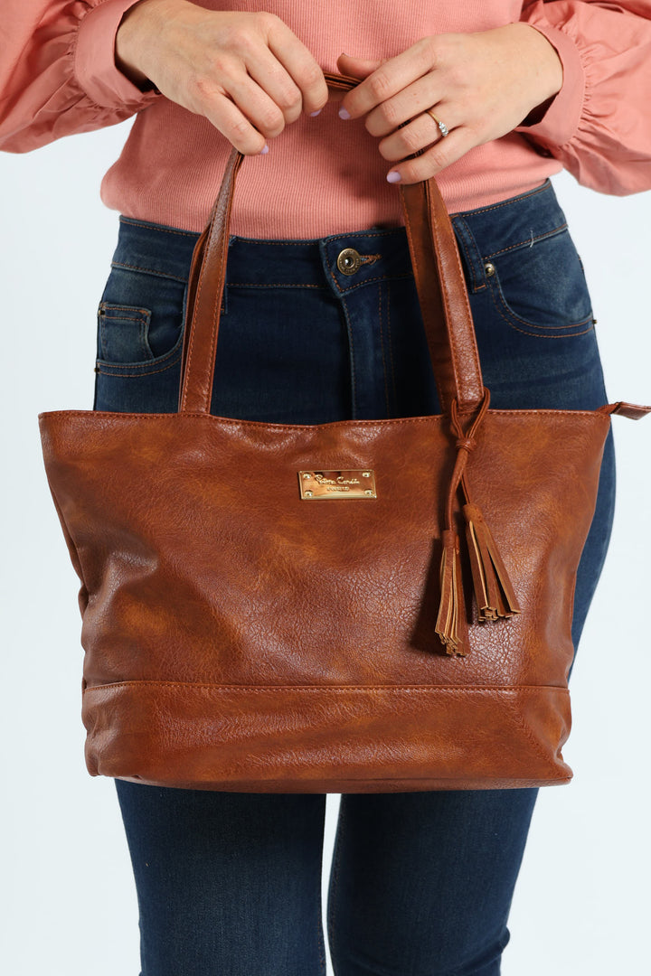 Danica Tote Bag - Tan