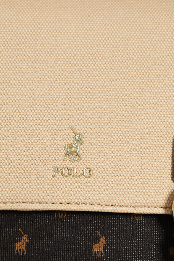 Chalbi Messenger Crossbody Bag - Brown