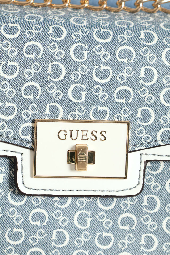 Alysa Convertible Crossbody Flap Bag - Denim