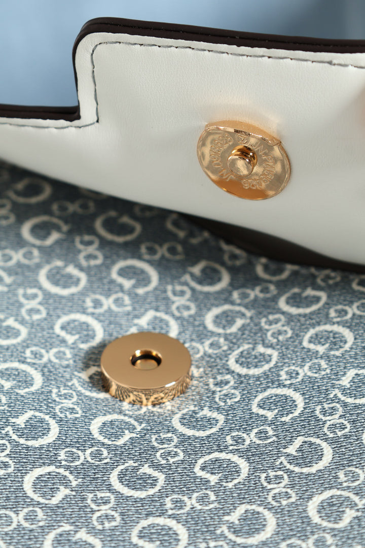 Alysa Convertible Crossbody Flap Bag - Denim