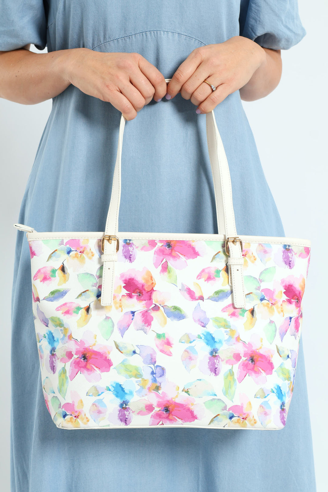 Emma Floral Tote Bag - Multi