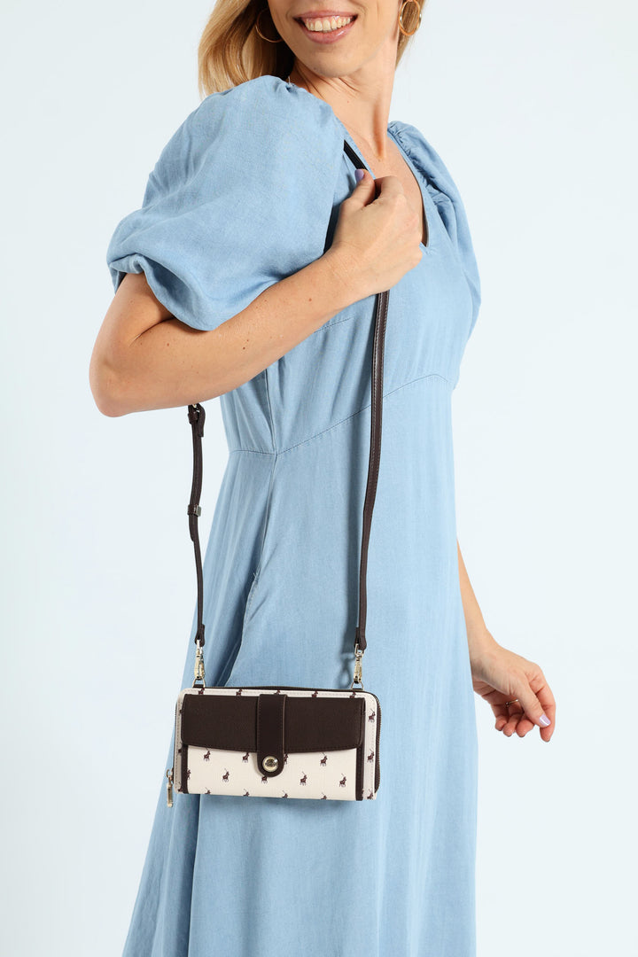 Chalbi Phone Sling Bag - Cream