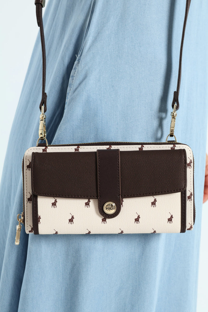 Chalbi Phone Sling Bag - Cream