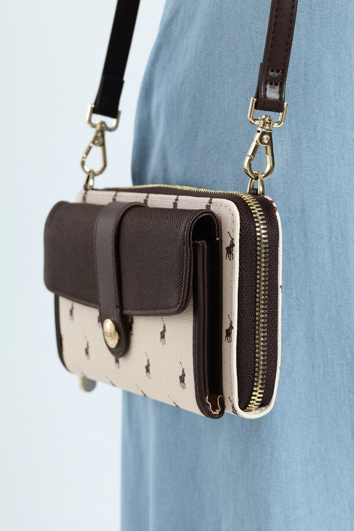 Chalbi Phone Sling Bag - Cream