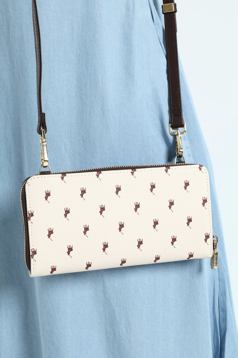 Chalbi Phone Sling Bag - Cream