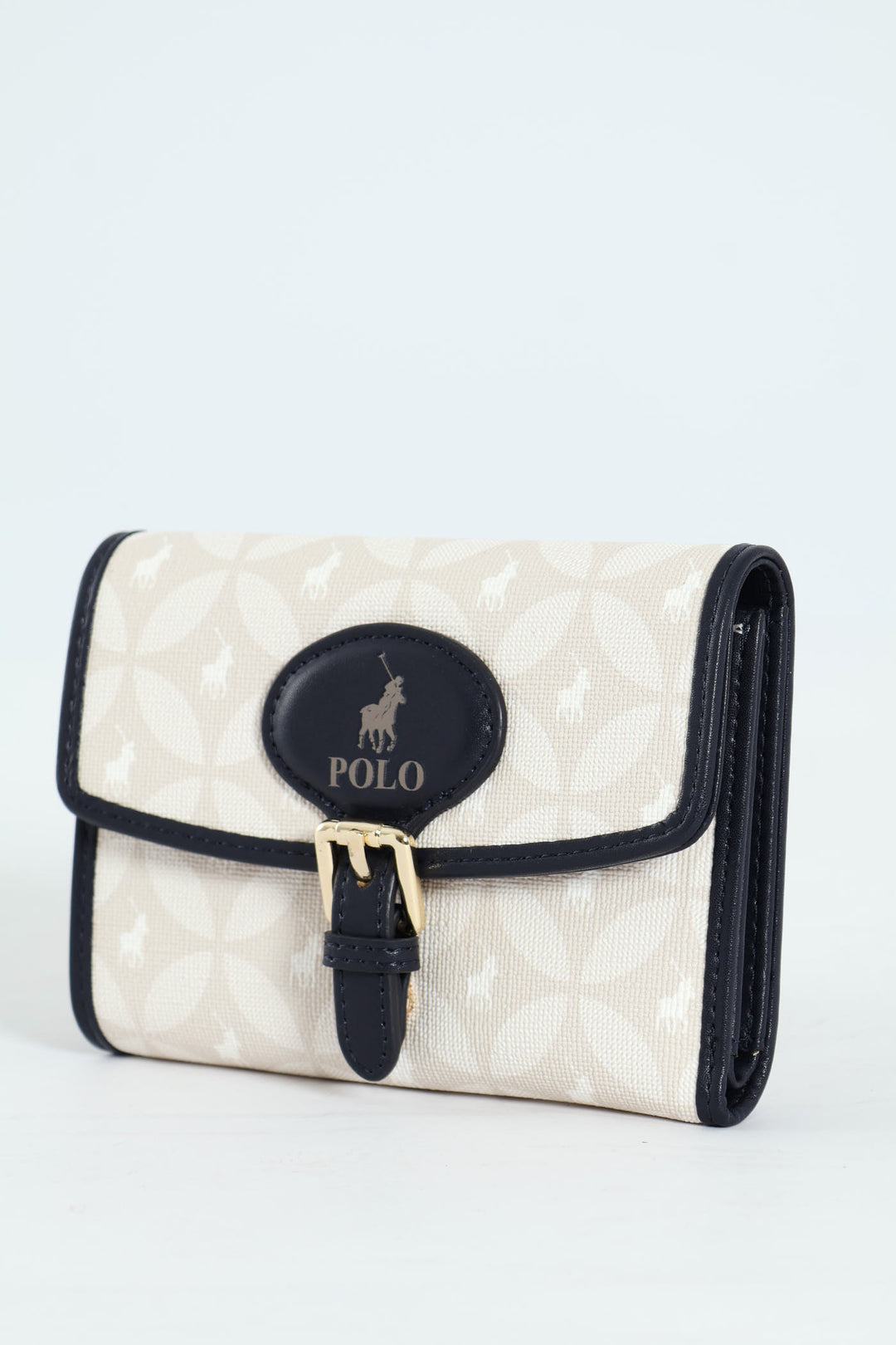 Compact Trifold Purse - Navy