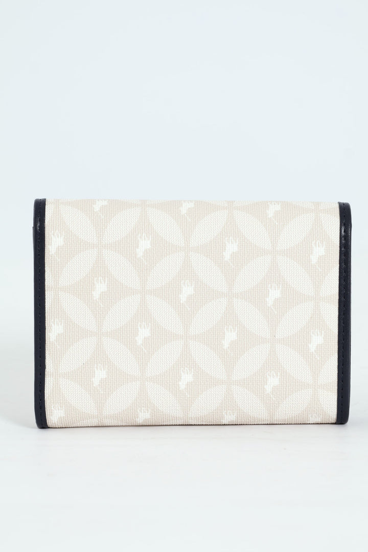 Compact Trifold Purse - Navy