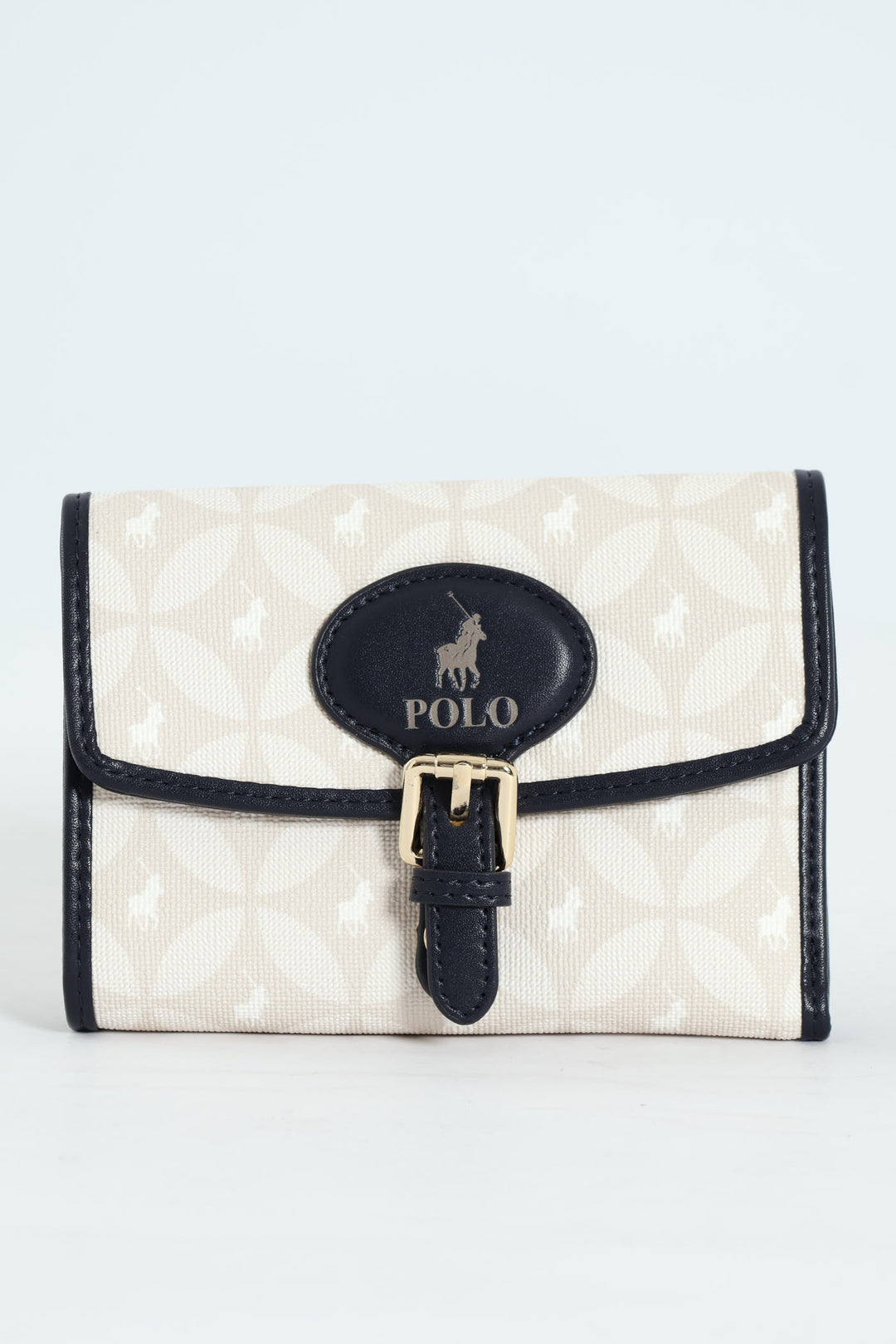Compact Trifold Purse - Navy
