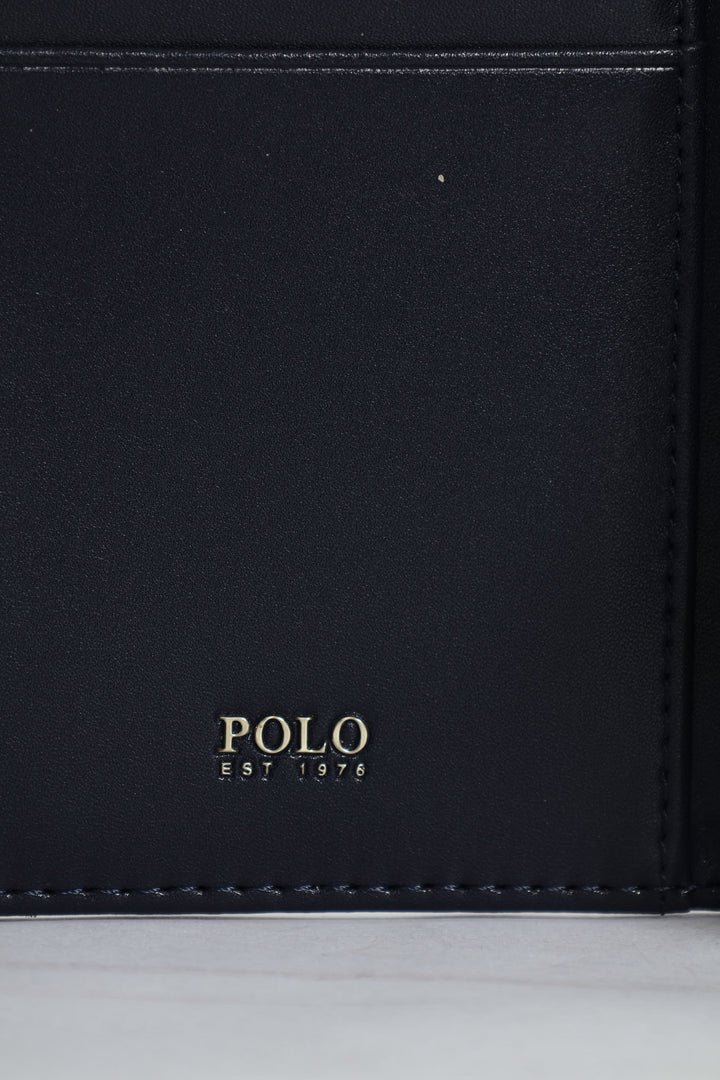 Compact Trifold Purse - Navy