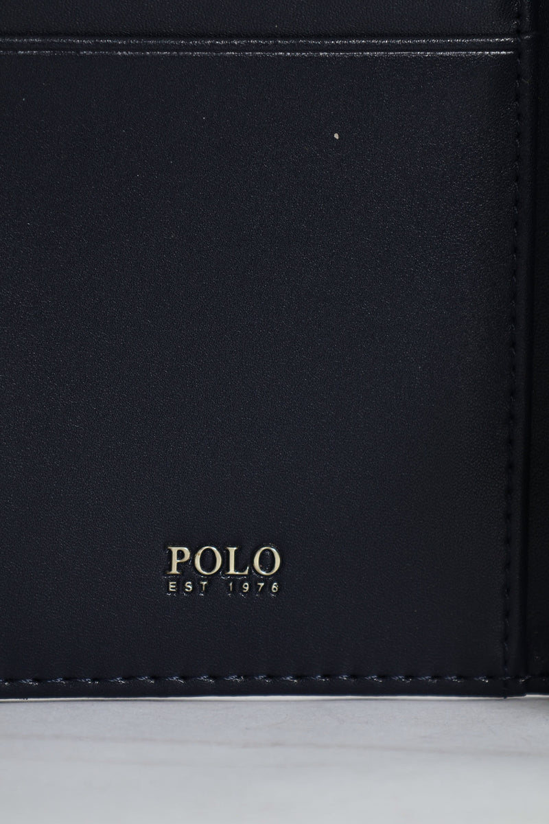 Compact Trifold Purse - Navy