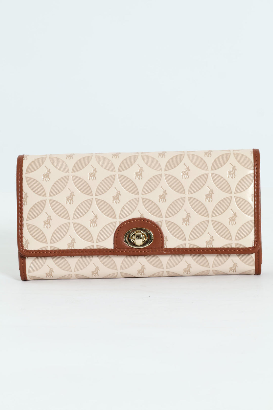Sinclair Clutch Purse - Beige