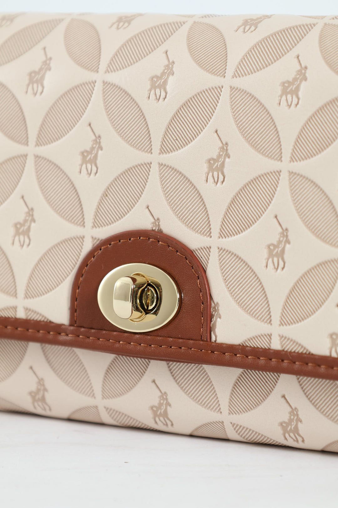 Sinclair Clutch Purse - Beige