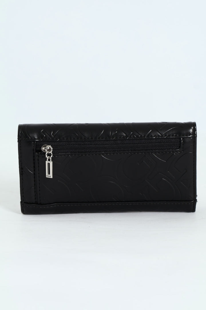 Abbas Slim Clutch Purse - Black