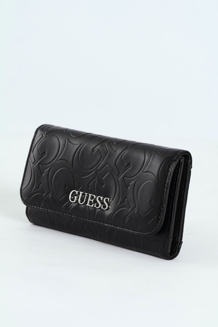 Abbas Slim Clutch Purse - Black