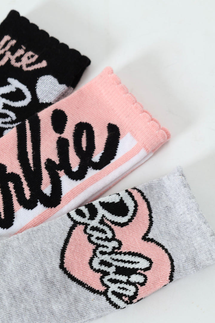 Pre-Girls Barbie Socks