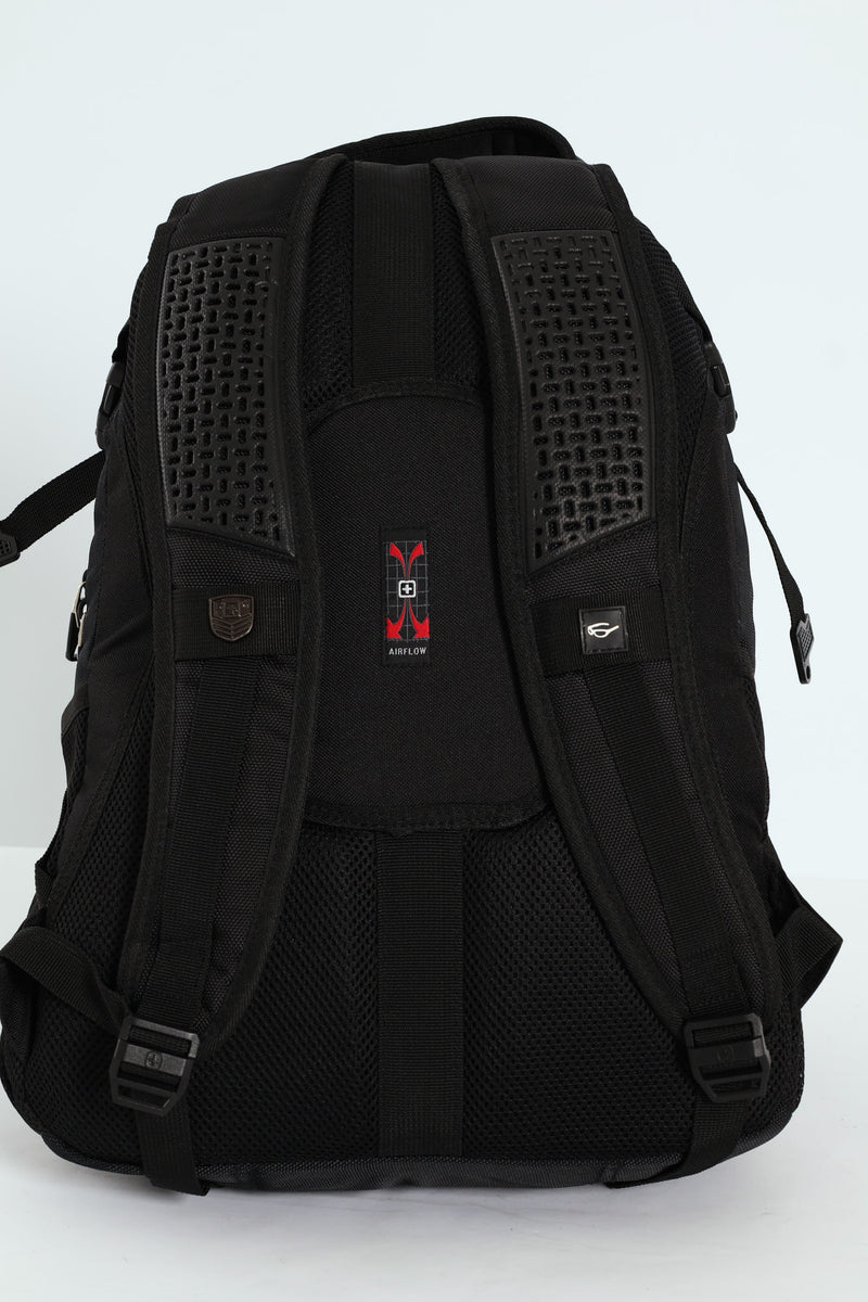 Zipped Backpack - Black