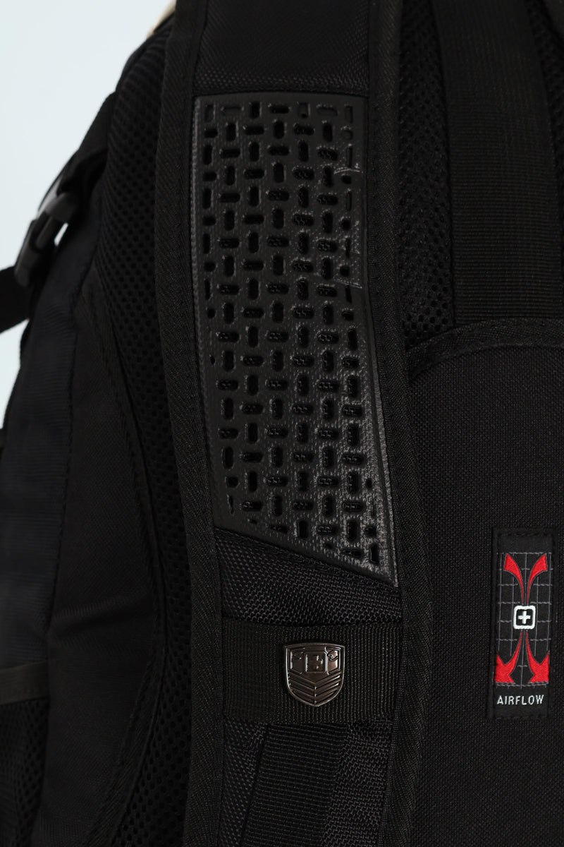 Zipped Backpack - Black