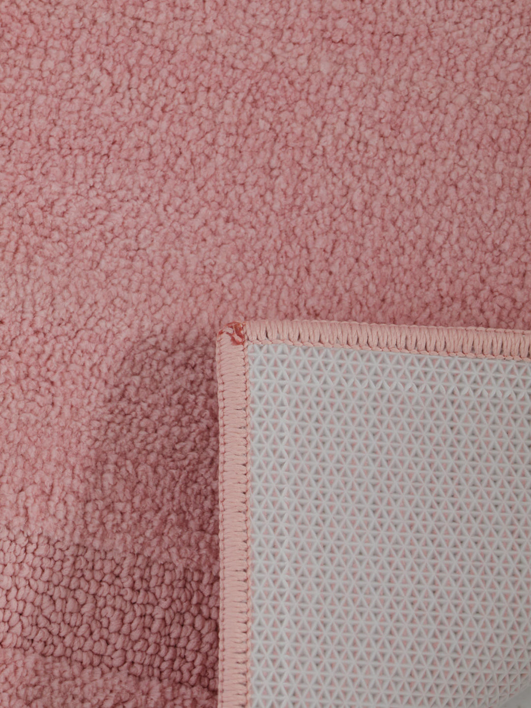 Tufted Border Small Bath Mat 1400GSM - Pink