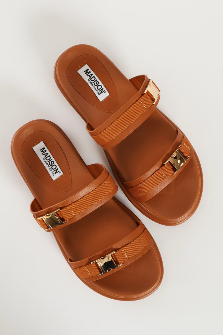 2 Strap Sandal - Tan
